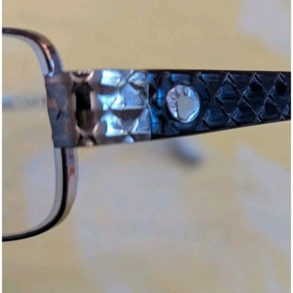 Paws Eyeglasses Frame PAWS-607 Women's Metal Square Full Rim‎ 52-18-135